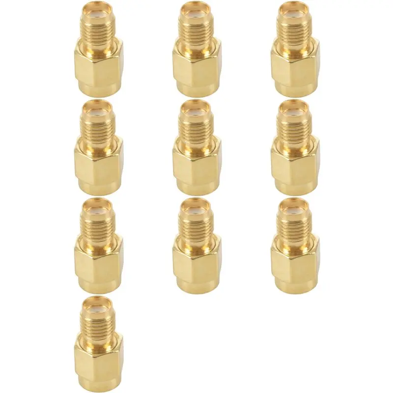 24-Hour Delivery 20PCS RF Coaxial Coax Adapter SMA Female To RP-SMA Male