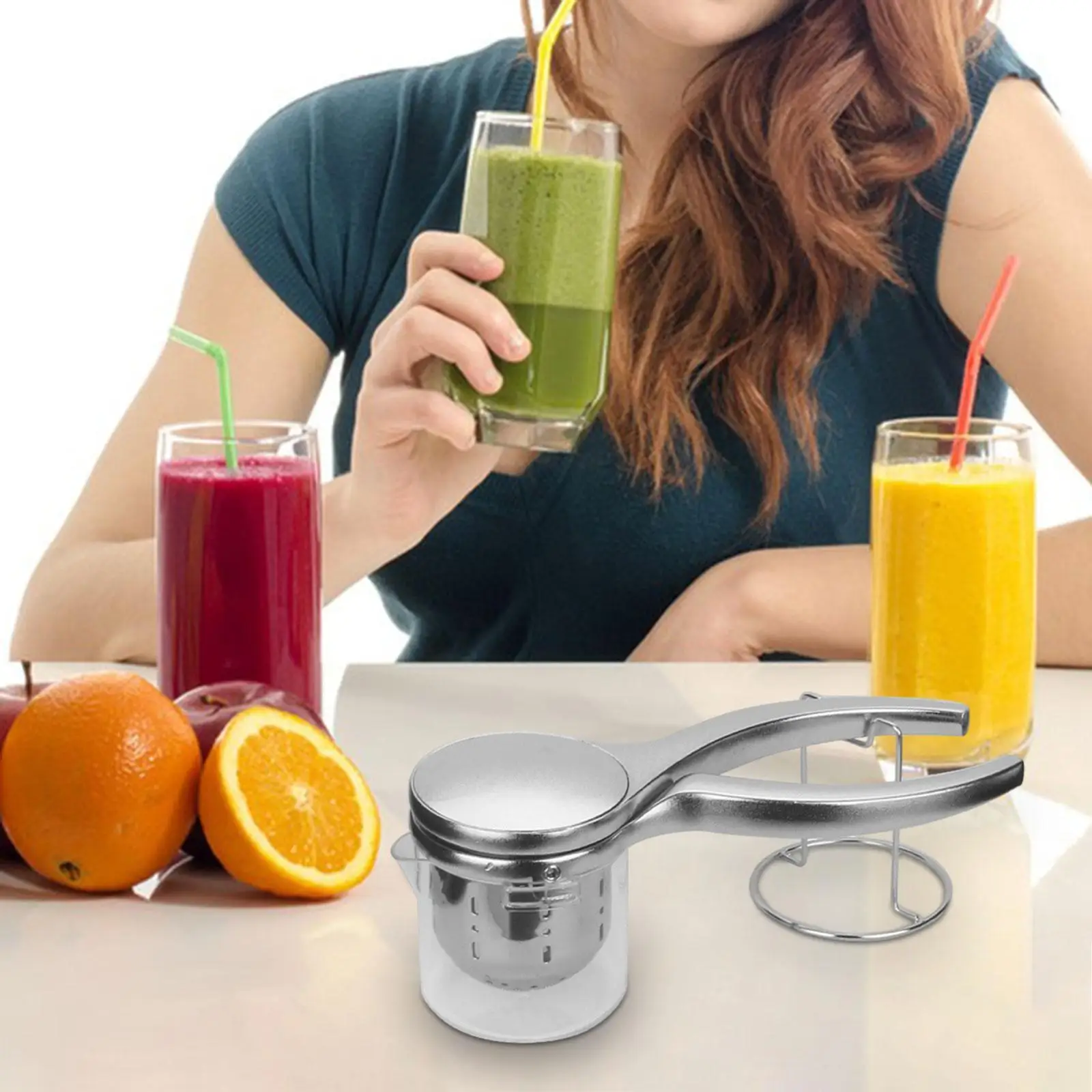 

Lemon Squeezer Multifunction Easy to Use Kitchen Accessories Hand Press Rotary Juicer for Vegetable Fruit Lemon Grapefruit Home