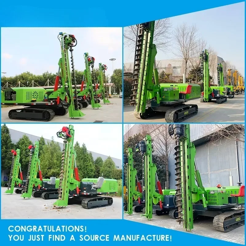 Best Selling Mobile Pile Driver Machine Efficient Post Driving Equipment for Photovoltaic Mounting Structure Installation