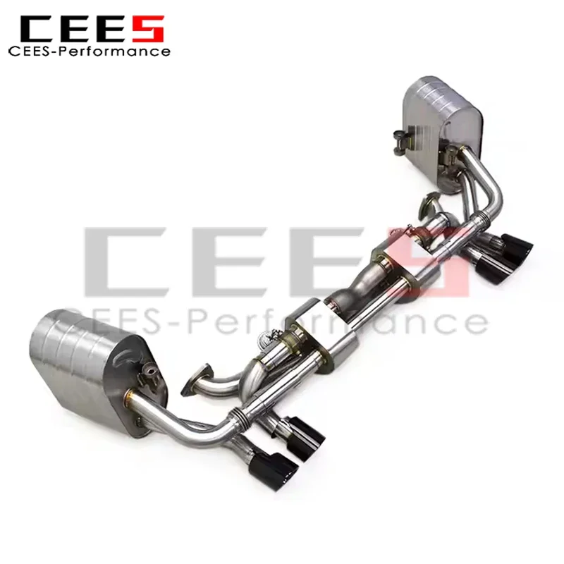 cees Catback Exhaust Pipes for PORSCHE 911 991/991.1 3.4L Carrera 2011+ Motorsport Stainless Steel Exhaust Muffler Escape System