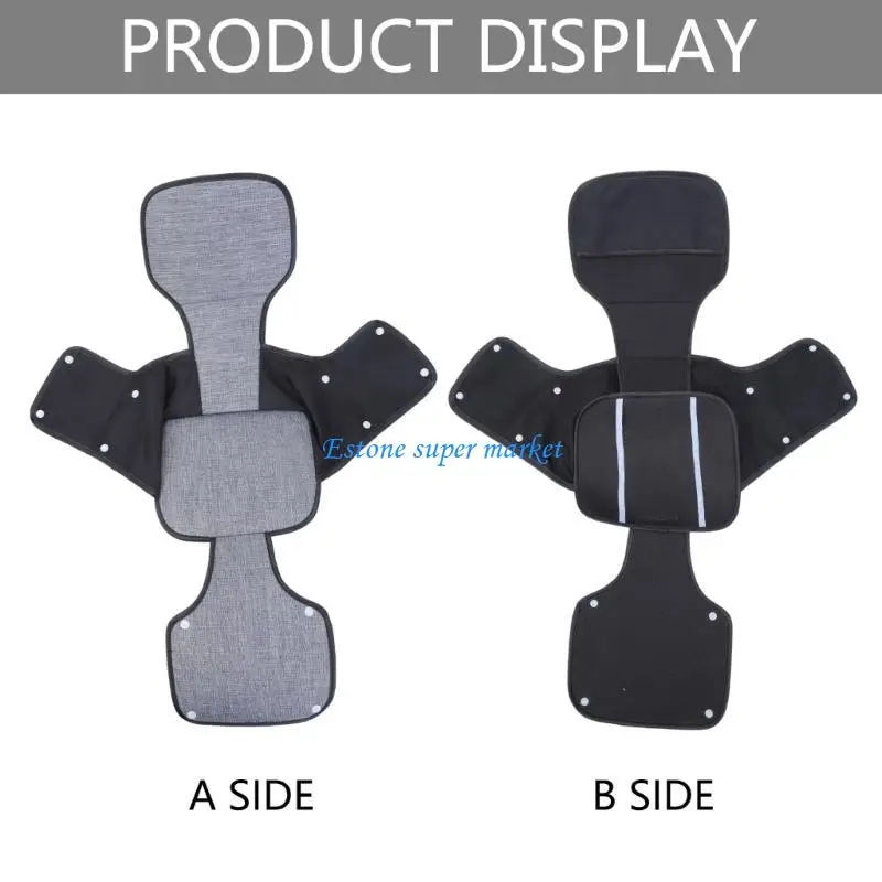 

090B Baby Strollers Cushion Soft Supportive Pad Enhancing Comfort and Breathability