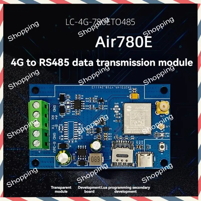 Module M20K Air780e 4G vers RS485, Transmission de données, Module DTU USB5V/DC8-36V, prise en charge du micrologiciel et du développement LUATOS