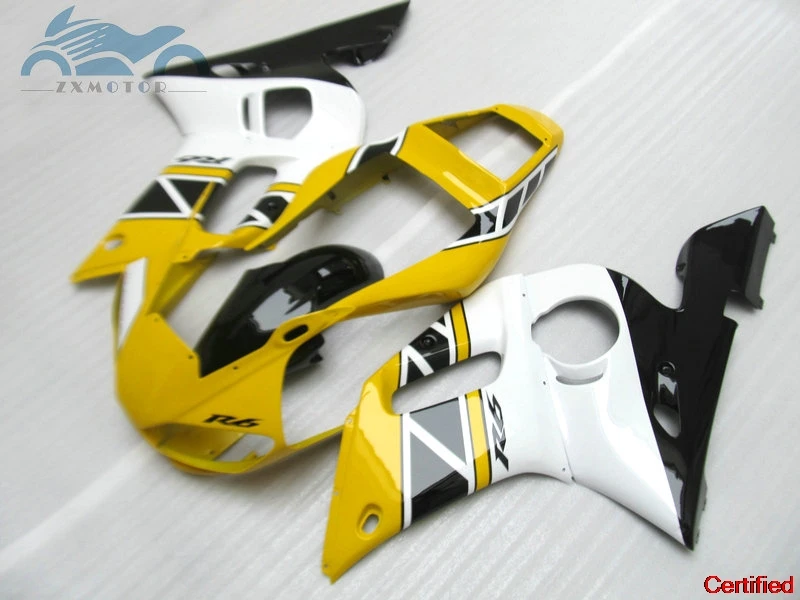 

Upgrade fairings kit for YAMAHA R6 YZFR6 1998 1999 2001 2002 YZF R6 98-02 yellow plastic fairing kits bodywork EB42