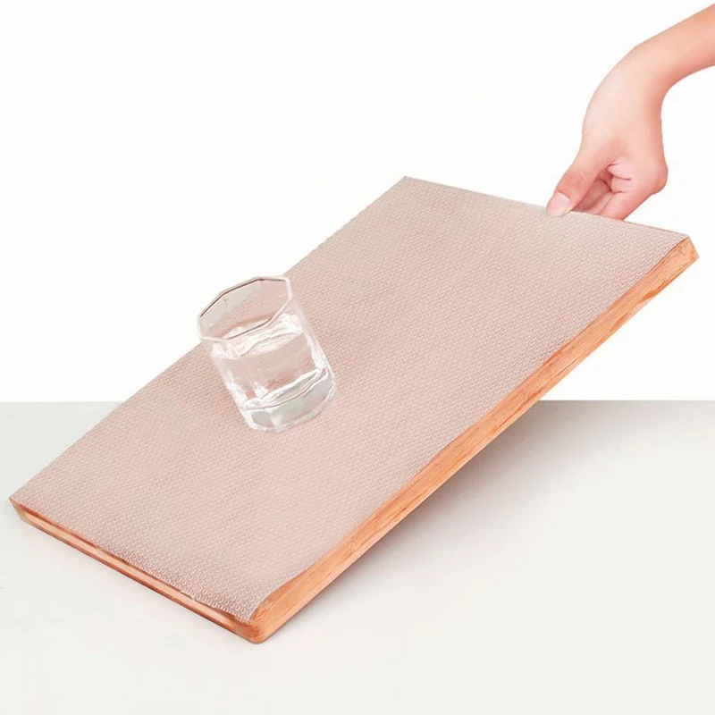 30/45/50/60*150CM Drawer Mat Shelf Cover Liners Non Slip Waterproof Closet Placemat Table Pad Paper Cabinet Mat Oil-proof Liners