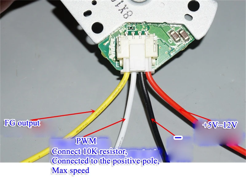 21000rpm DC5V-12V 30W nidec High speed 20n outer rotor brushless motor Built in driver For Micro fan