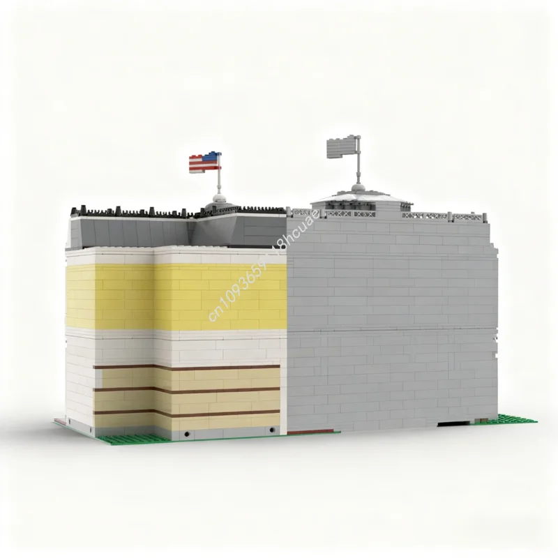 1989개 MOC 의류점 모듈식 건축 모델 블록 생일 교육용 건축 장난감 어린이 DIY 크리스마스 선물