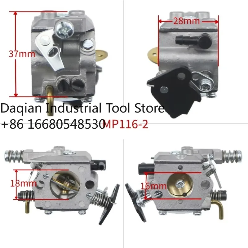 

P5sWholesale Bulk Supply Replacement Fit Walbro OEM MP116-2 4100 41cc 3800 38cc Parkside Chainsaw Lawn Mower Carburetor