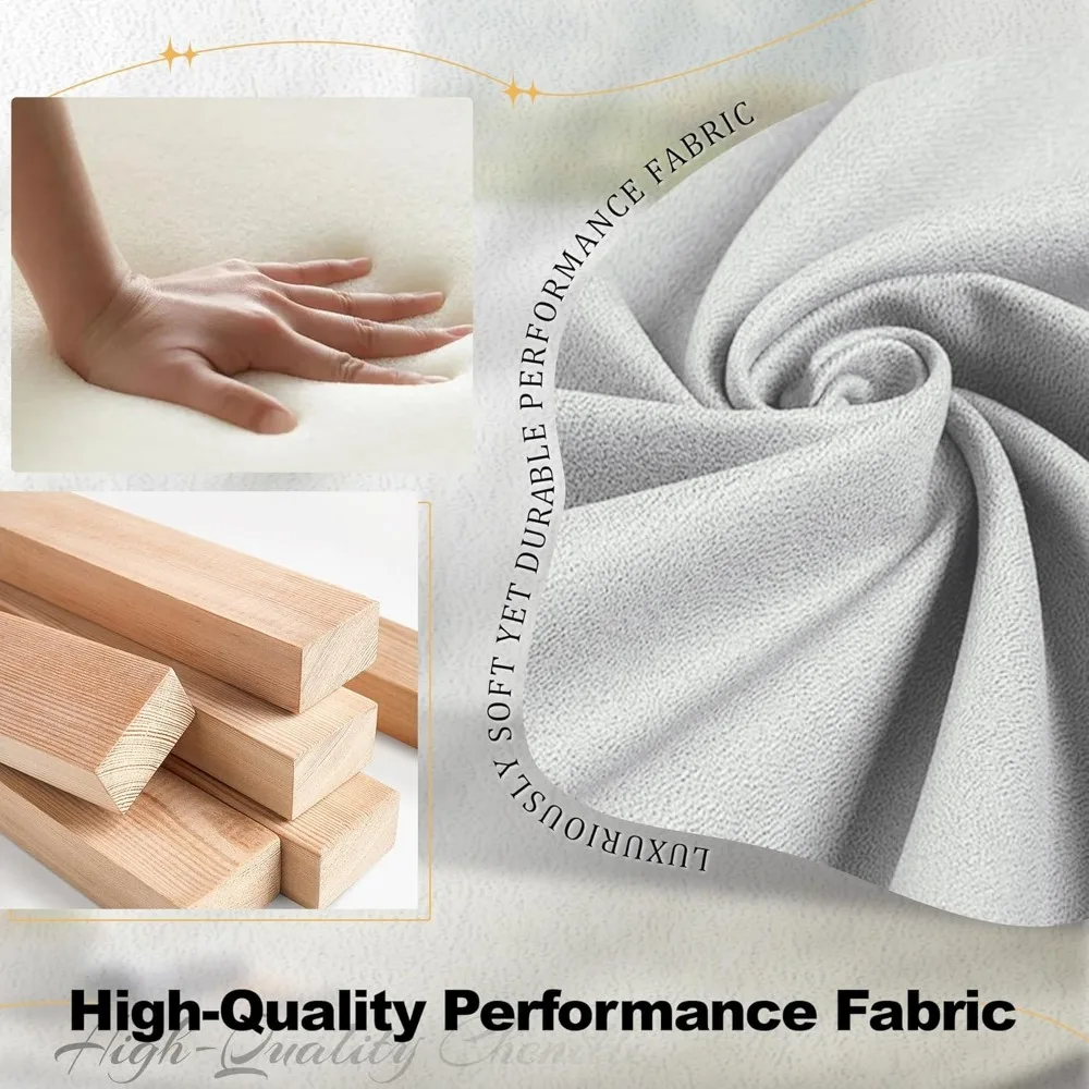 كراسي هزازة دوارة 360 درجة للبالغين للمساحات المدمجة، وكراسي منجدة مثالية لحضانات الأطفال #5