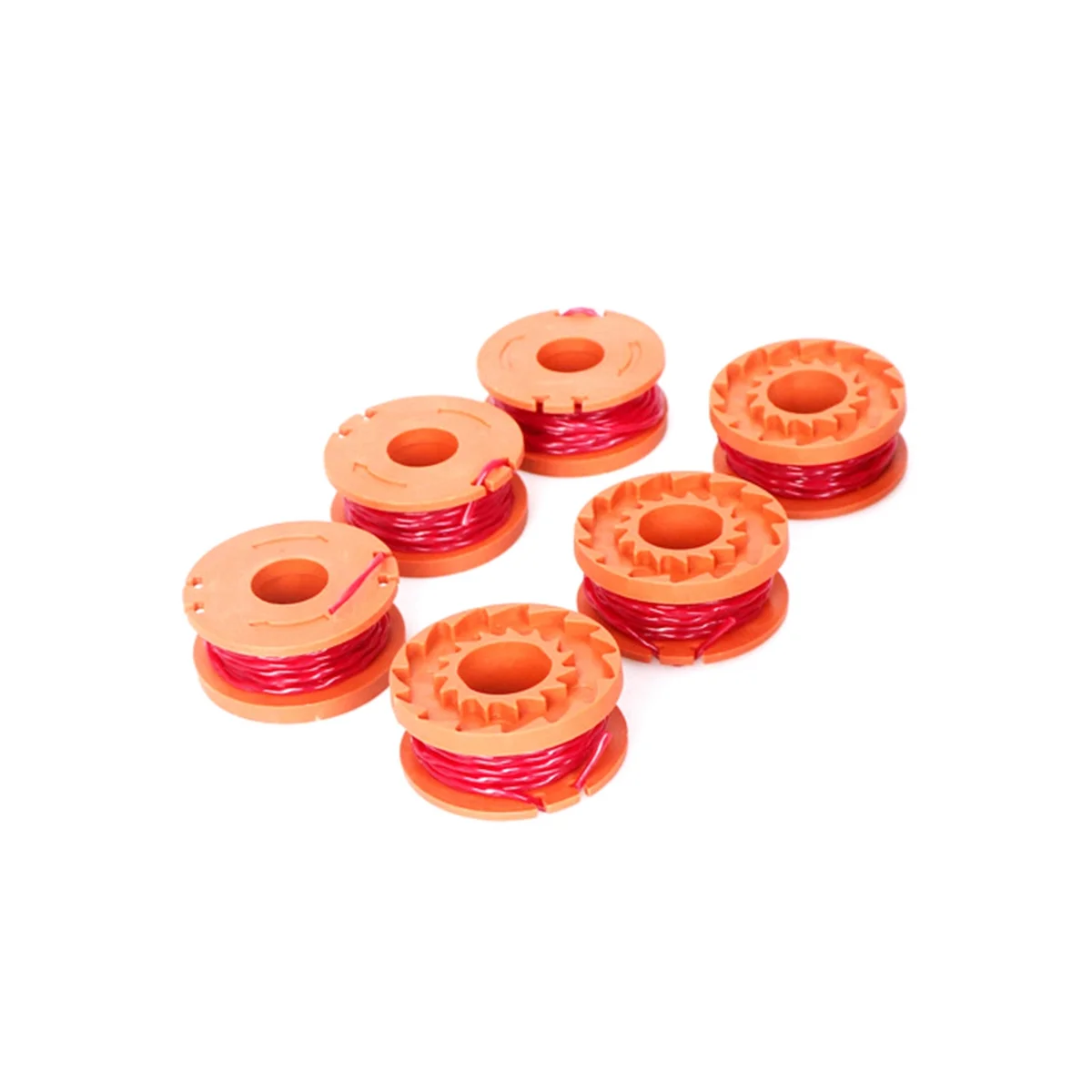 芝刈り機用ナイロンコイルロープ,レンガw0010,6および2セット