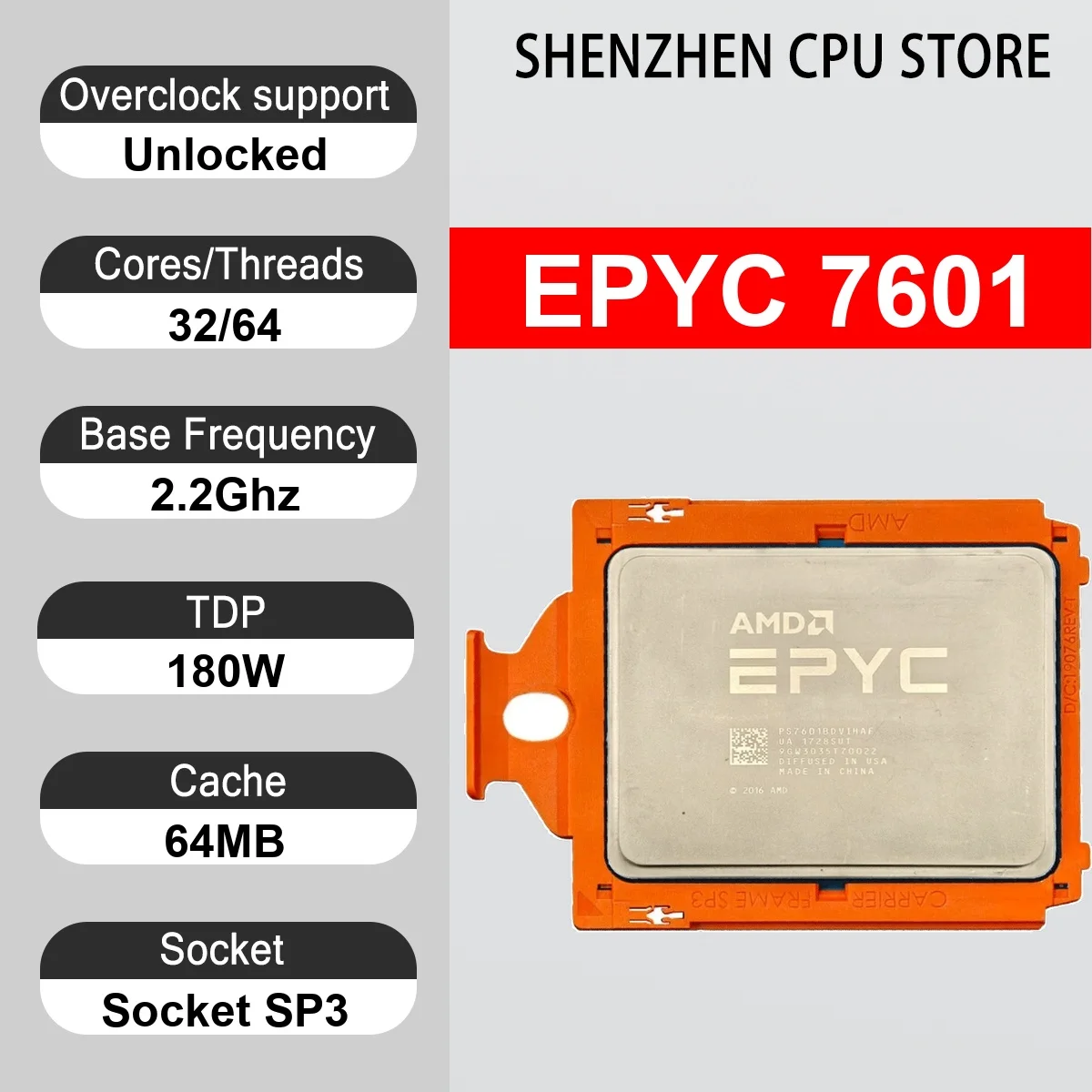 amd-epyc-7601-32-core-64-thread-14nm-22hz-32ghz-l3-64mb-180w-processore-per-gaming-socket-sp3-ddr4-nuovo-senza-dissipatore-di-calore-senza-ventola