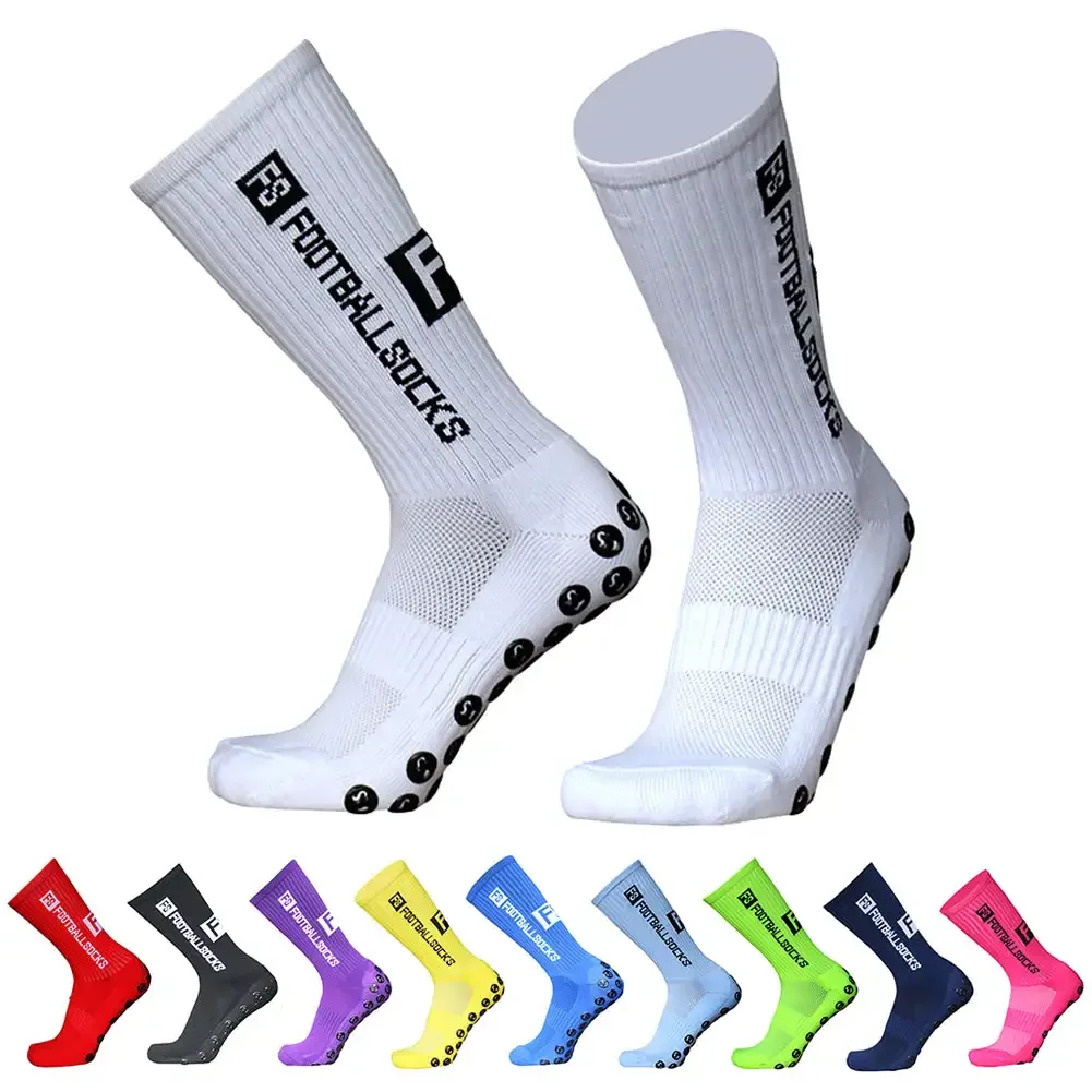 1 Pair Of Football Socks Men And Women Sports Socks Non-slip Silicone Outdoor Soccer Socks Breathable Comfortable Tennis Socks