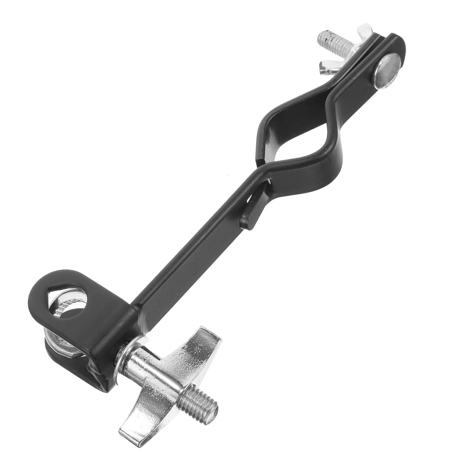 جرس البقر جبل قوس المشبك قابل للتعديل مجموعة طبلة ملحق تمديد كليب حامل جرس البقر لأدوات قرع طبل