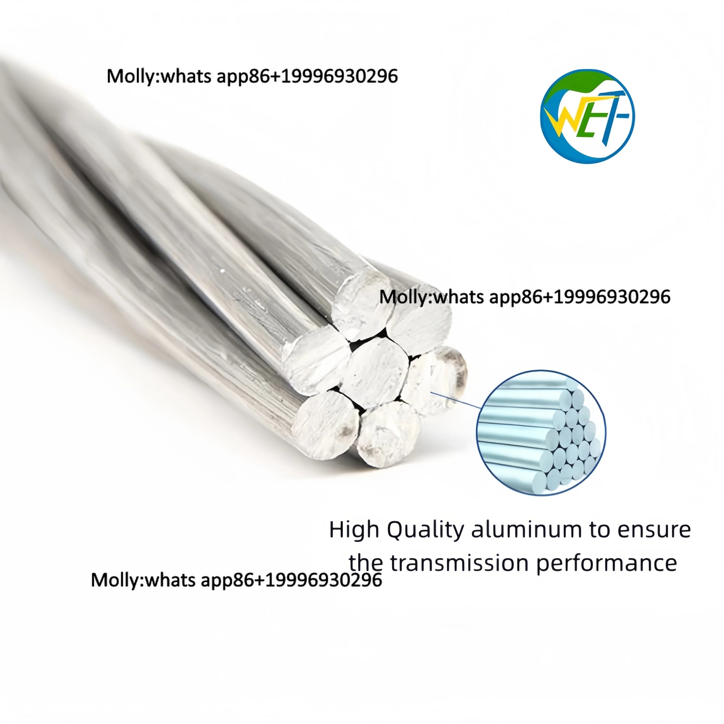 ACSR AAC AAAC AWG BS ASTM Standard Aluminum Conductor Aluminium Alloy Conductor H&L Voltage Power Conductor Factory Offer