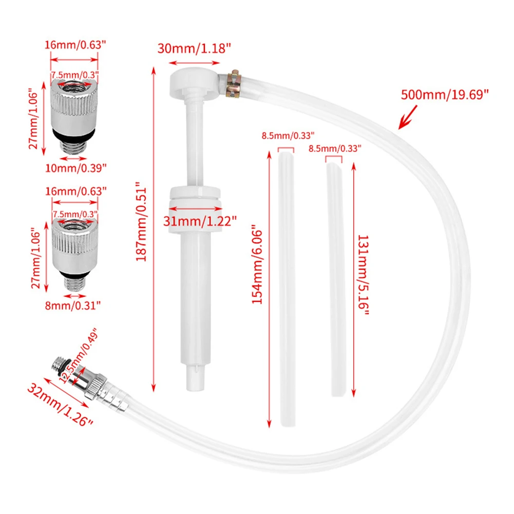 Practical Lower Unit Gear Oil Pump Set for Marine Applications Designed to Work with Standard Quart and 32 Ounce Containers