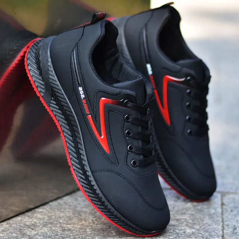 

Мужские кроссовки, удобная повседневная обувь, большие размеры, дышащая уличная спортивная кожаная обувь, нескользящие мужские кроссовки 38-47