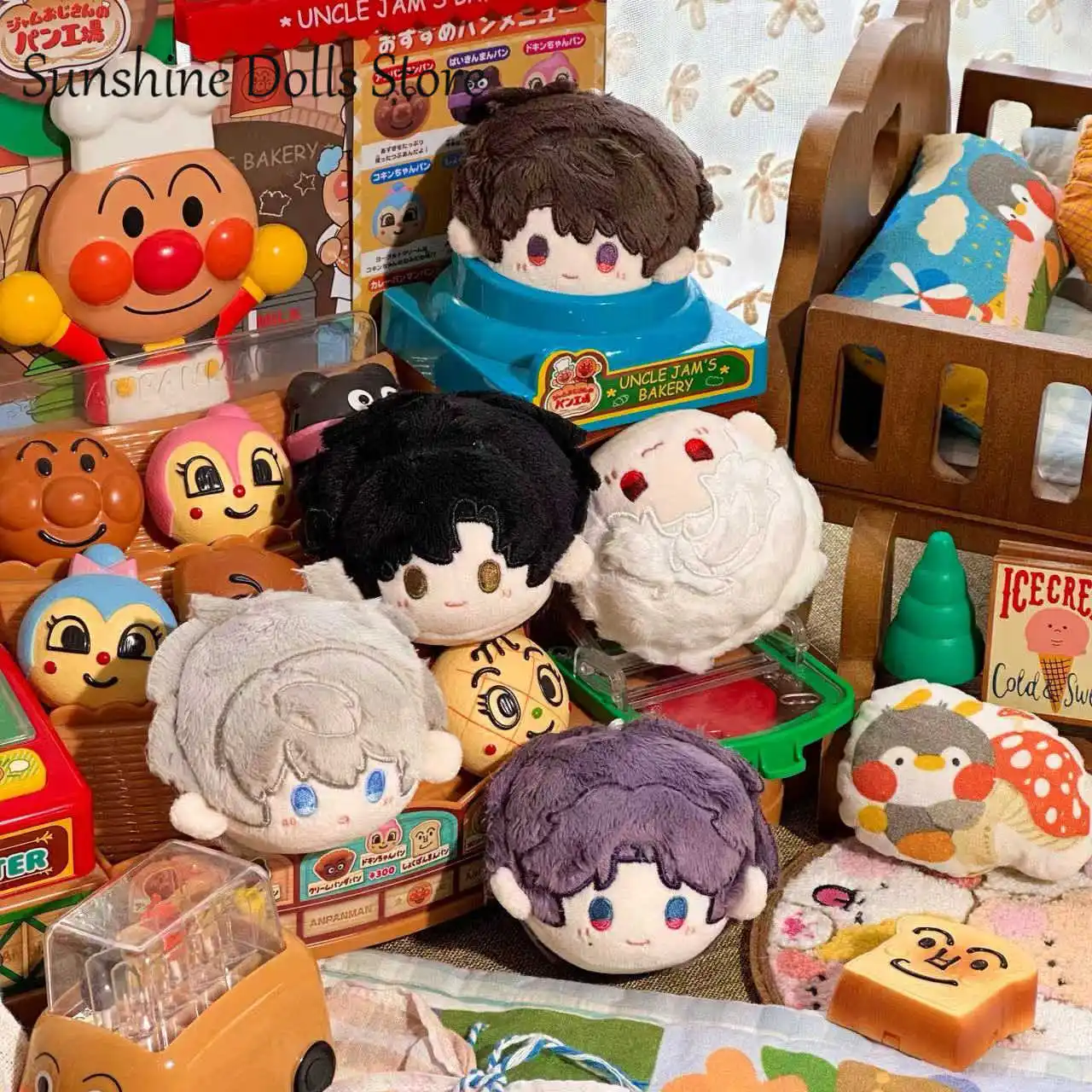 

8 см игра Love and Deepspace Xavier Zayne Rafayel Sylus Caleb, мини-плюшевая кукла Dango, брелок для ключей, аниме, рюкзак, подвеска, игрушка в подарок