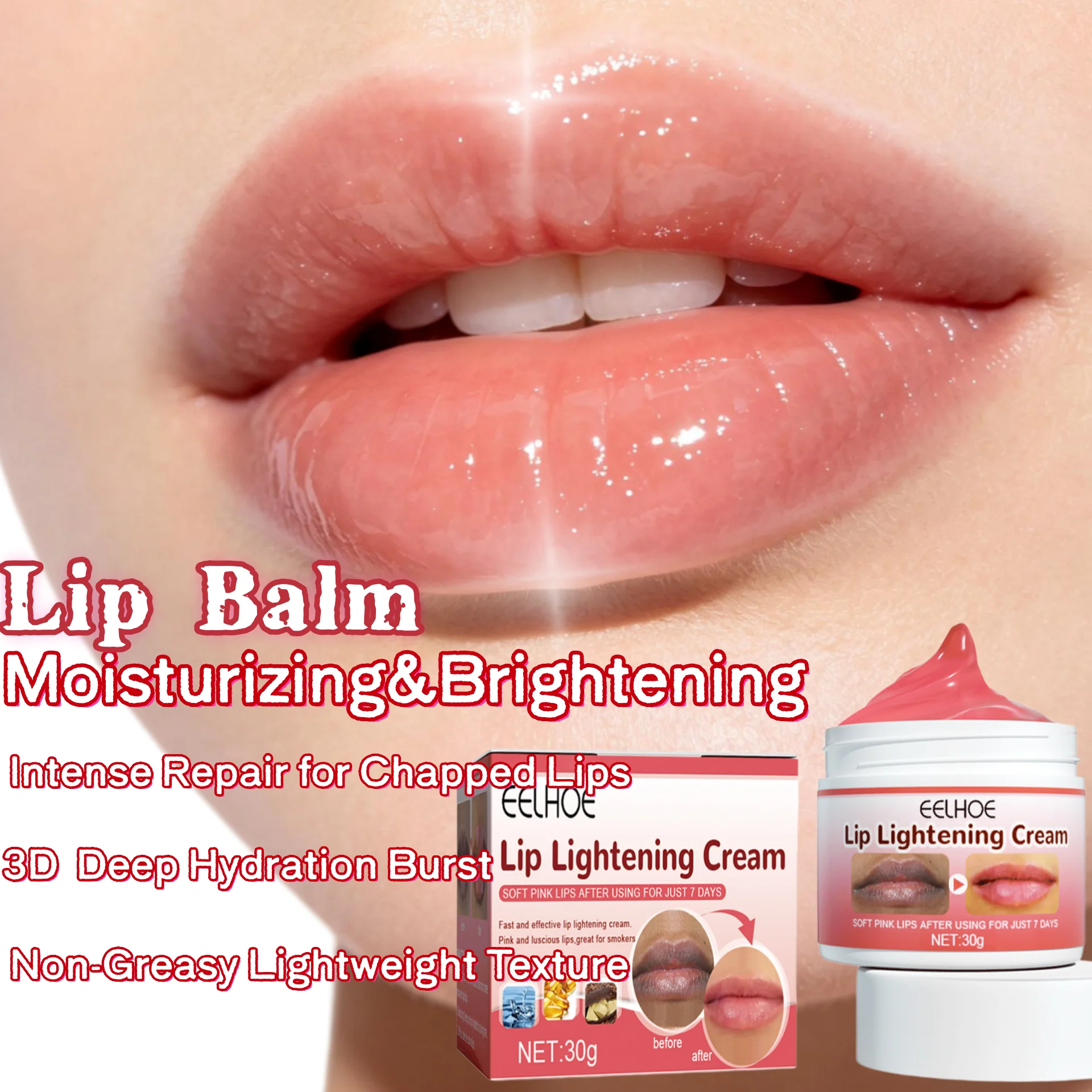 Hyaluronic Acid Lip Balm for Deep Hydration
