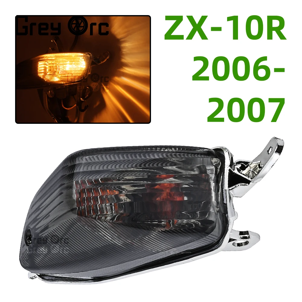 Motorcycle Rear Turn Signal For Kawasaki ZX-14 ZX-14R ZZR1400 2006-2011 GTR1400 2008-2021 ZX-10R 2006 2007 Turn Signal Flasher