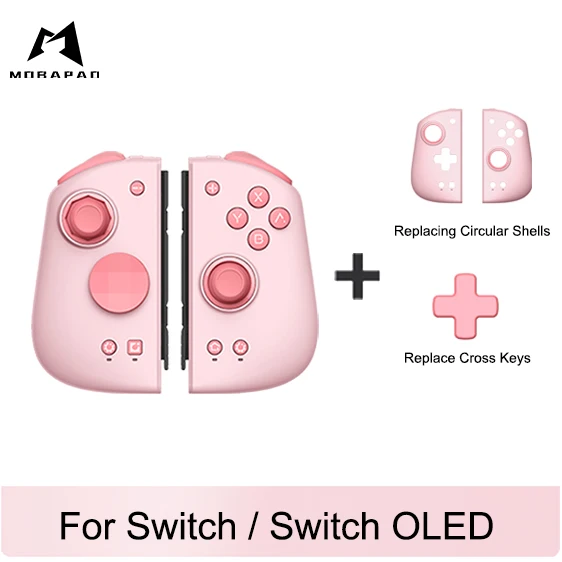 MOBAPAD M6s Gemini Bluetooth draadloze gamecontroller met detectiegjoystick Gamepad voor Nintendo Switch / Switch OLED