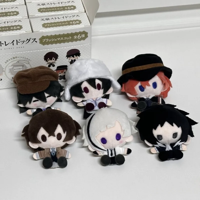 

TAPIOCA Bungo Stray Dogs Official Plush Stuffed Toy Pearl Velvet Brooch 6 Characters Anime Fans Collectible Gift