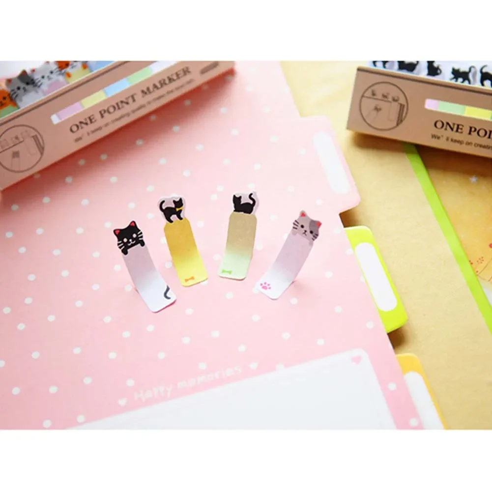 Lovely Stationery Mini Portable Gift Office Home Paper Cats School Memo Pad Animal Multi Color Memo Book