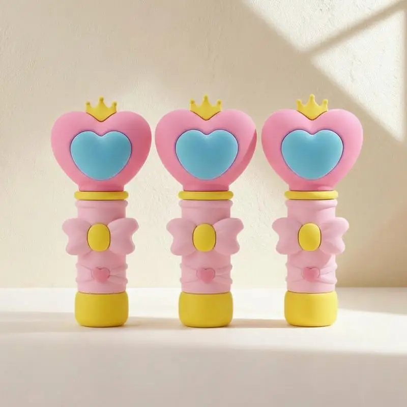Mini Refillable Spray Bottle 5ml Heart Shaped Perfume Atomizer Portable Magic Wand for Handbag Purse Travel Essential