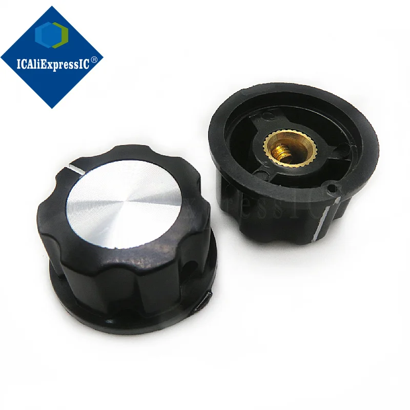 Ручка потенциометра MF-A03, 5 шт., WH118/WX050, бакелитовая ручка/внутреннее отверстие для шляпы, 6 мм