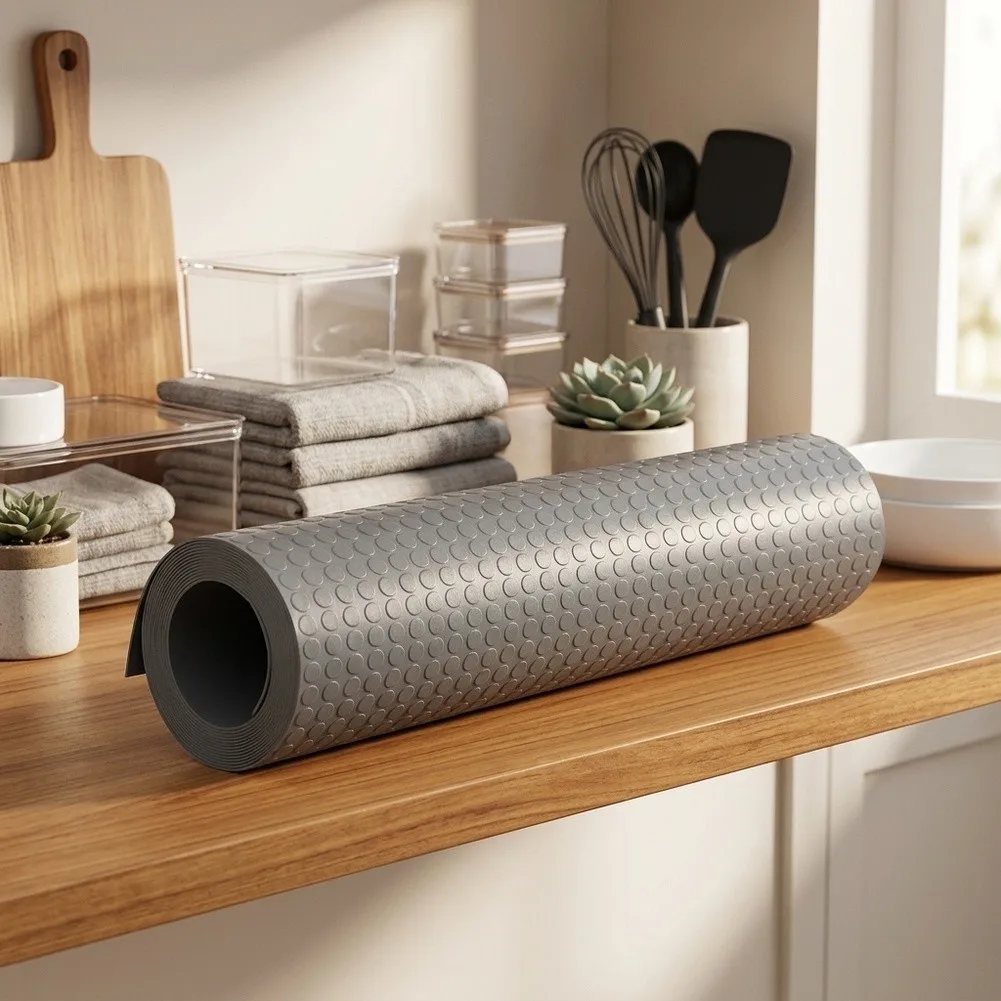 Moisture Resistant Drawer Liner Stain Resistant Mat Diamond Drawer Liner Flexible Sheet Textured Diamond Pattern