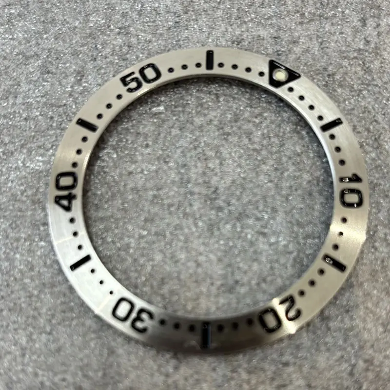 Peças de relógio 40.6mm/32mm moldura de relógio de aço adequada para caixa de relógio Thorn GS Diver