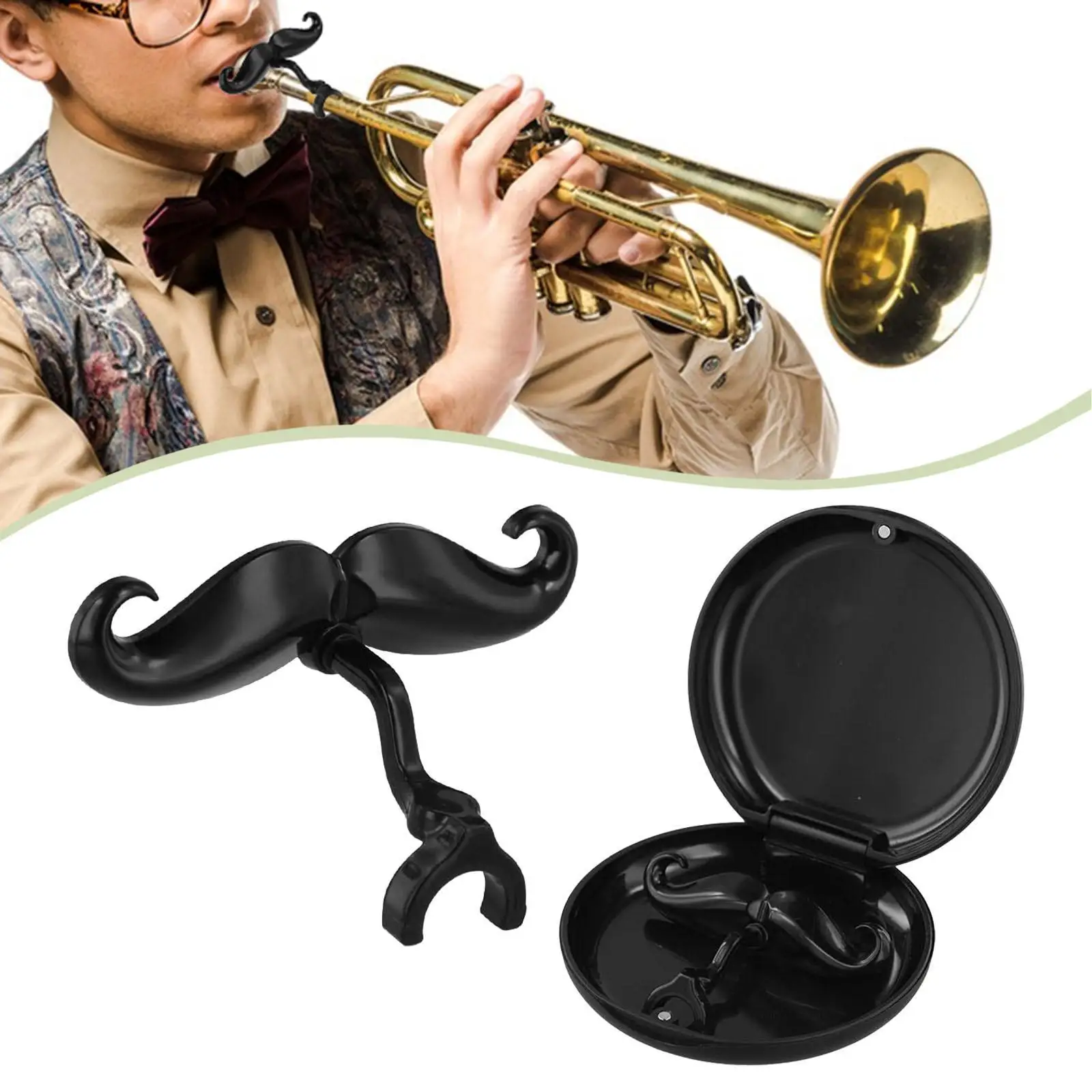 conjunto-de-bigodes-de-encaixe-2-pecas-para-trombone-baritono-acessorio-leve-divertido-e-portatil-para-apresentacoes-em-palco-e-concertos