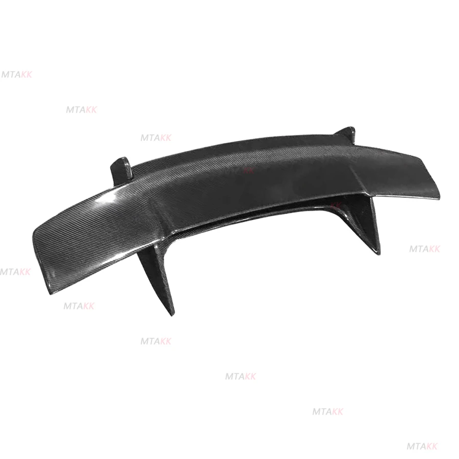 GT Style Real Carbon Fiber Rear Trunk Spoiler Wing Lip for Ford Mustang 2015-2022 Rear Trunk Spoiler Wing Car Accessories FRP 3