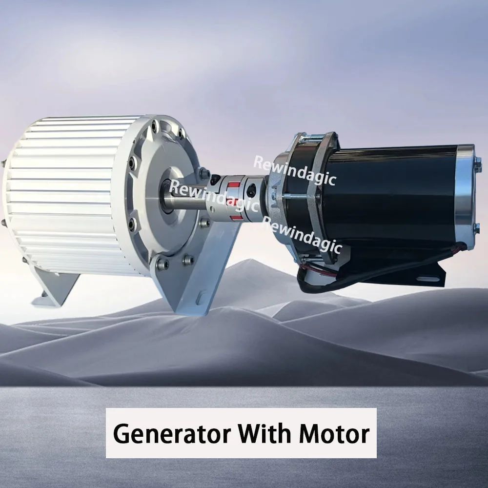 20KW Permanente Magneet Generator 220V 230V 380V Dynamo 20000W Dynamo Stille Generator Met DC Rijmotor complete Set