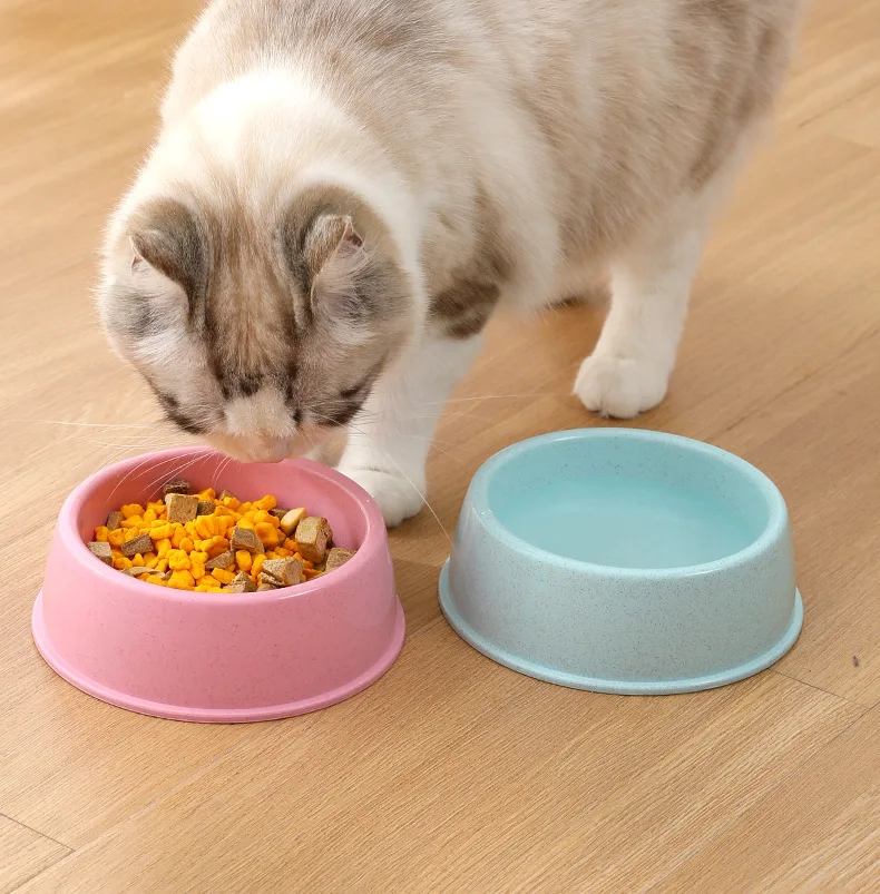 

BPA-free Plastic Dog Food and Water Bowl Easy to Clean Pet Cat Dog Puppy Rabbit Animal Practical Food Bowl Feeding Dish Thicked