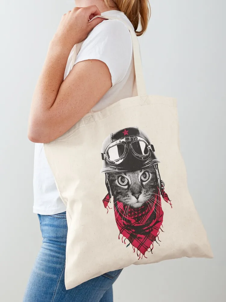 

Adventurer Cat Tote Bag personalized tote tote bag Shopping bags bag screen