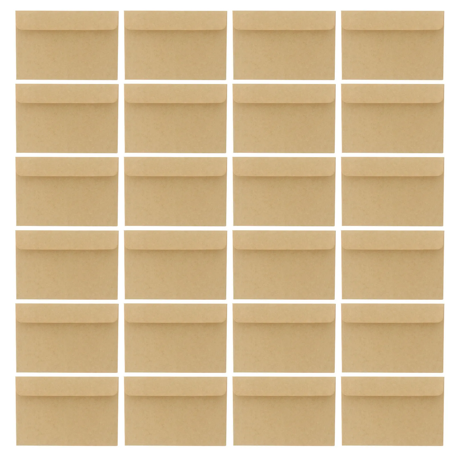 

50Pcs Kraft Paper Envelopes Blank Mini Envelopes for Wedding Placeholders Gift Cards Name Tags Thank You Notes Photo Greeting