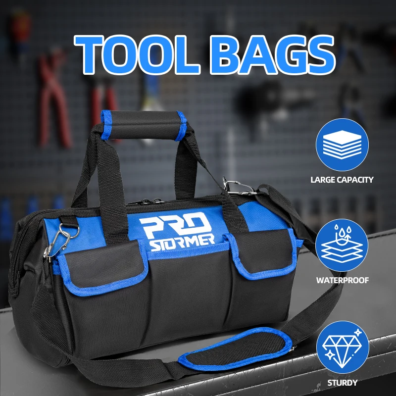 Waterproof Electrician Tool Bag Fixed Tool Bag Belt Working At Height  Multifunction Professional Maintenance By PROSTORMER