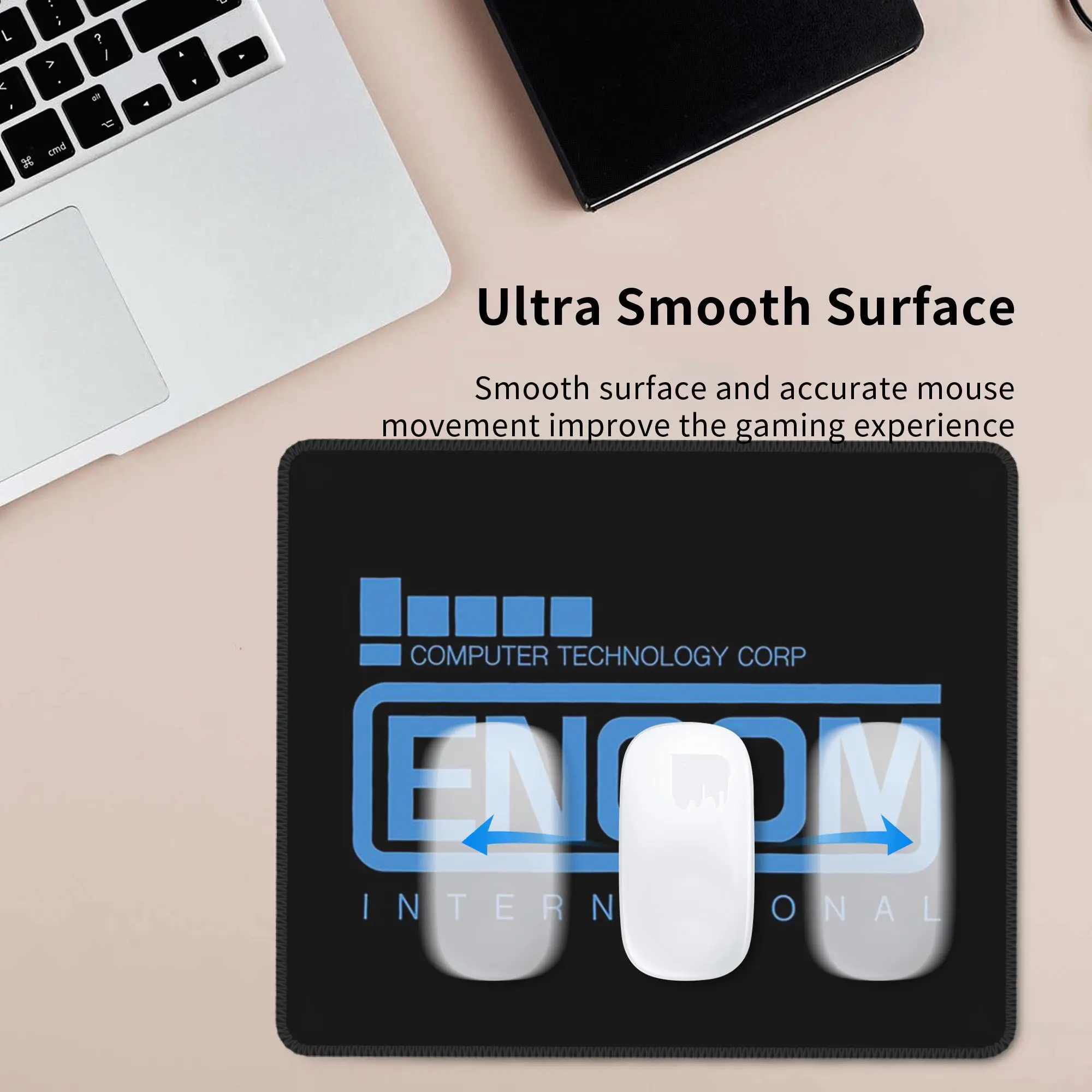 Encom International Mouse Pad Computer Keyboard Mouse Mat Gamer PC Laptop Desk Mat Office Accessories Table Mats