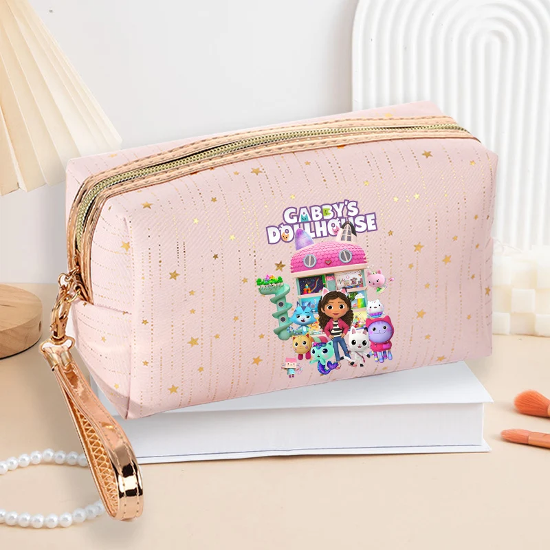 

Кукольные домики Габби, косметичка для женщин, Kawaii, косметичка для путешествий, школьные канцелярские принадлежности для девочек, пенал, детский подарок, Лидер продаж