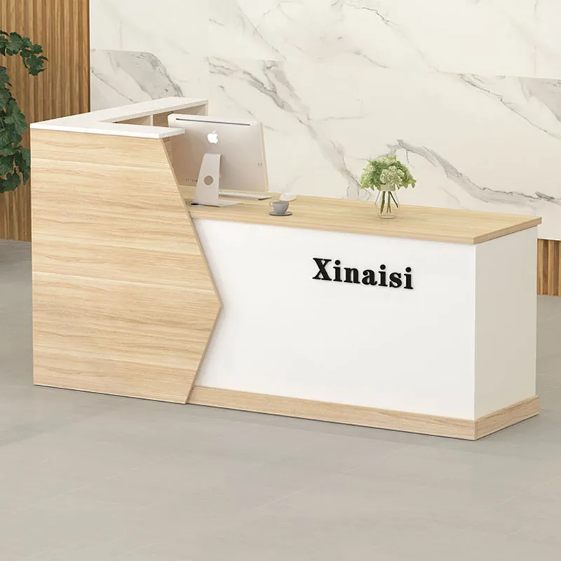 

Salon Reception Desk Office Reception CounterL Shaped Shop Counter Desk Cash CounterMostrador MuebleTheater Furniture