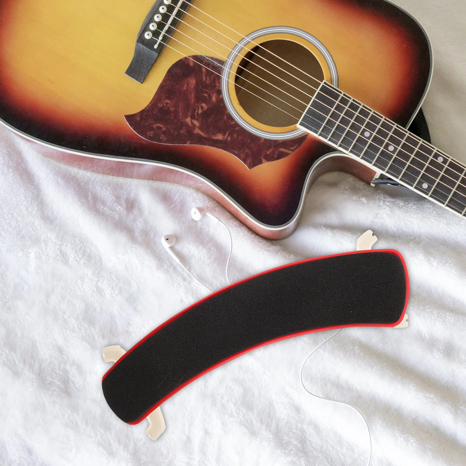 1 قطعة الكمان المحمولة الكتف دعم المطاط الناعم جودة عالية بناء هدية متقدمة للموسيقيين أداة يدوية