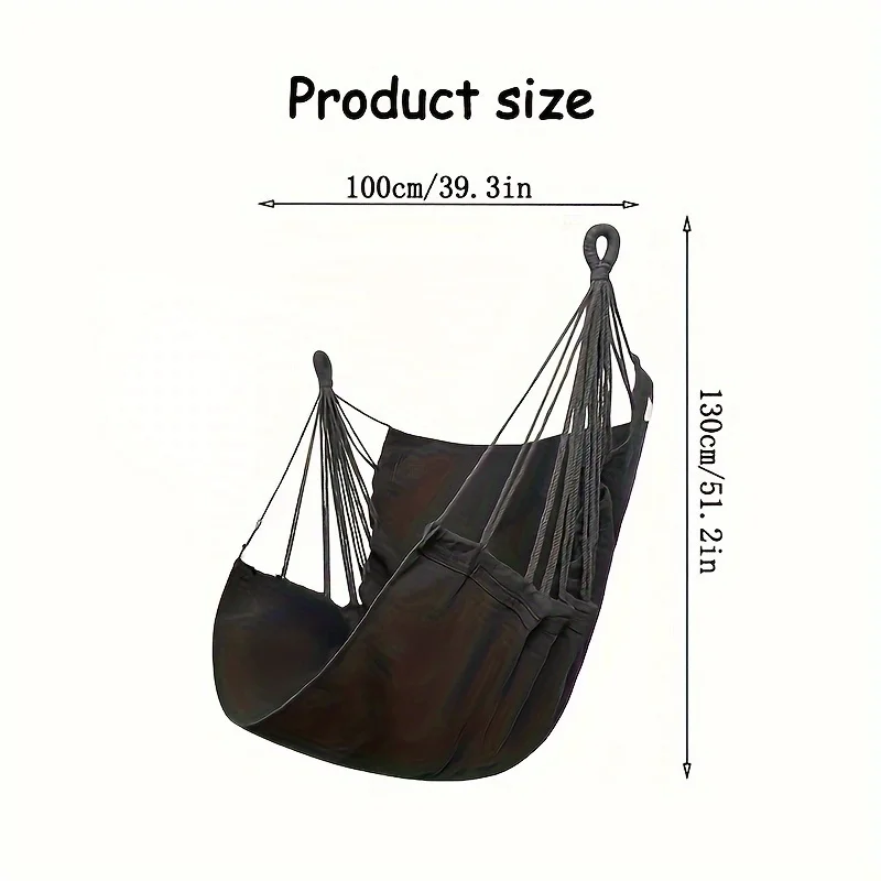 Indoor and Outdoor Hanging Chair Dormitory Students Hammock Lazy Chair Balcony Home Swing Chair Thickened Outdoor Hanging Chair