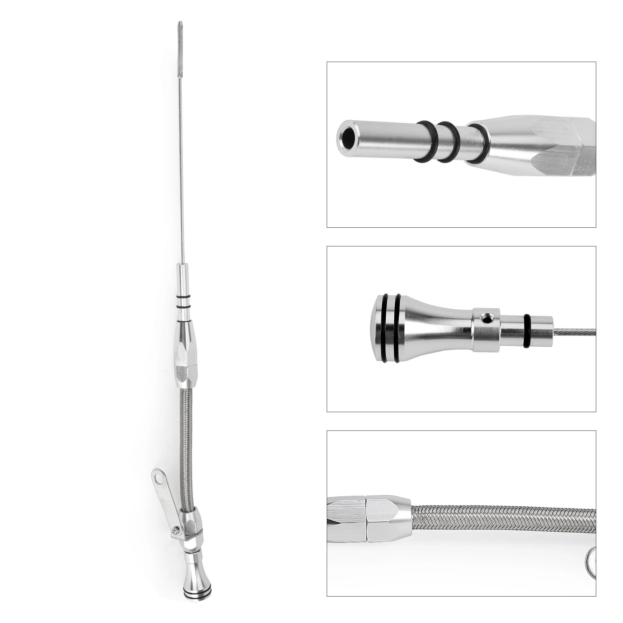 

For 62-64 Ford 260 63-69 Ford 289 For 68-95 Ford 302 Small Block Engines Stainless Steel Engine Oil Level Measure