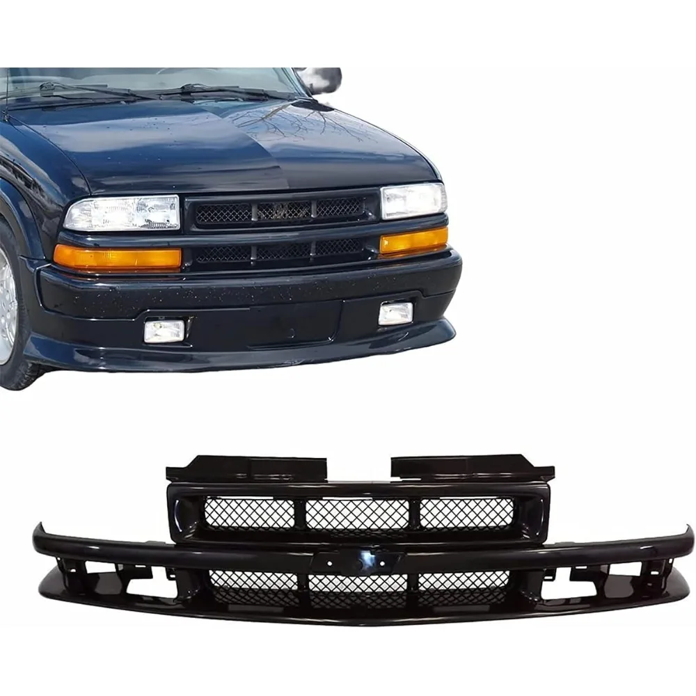 

Черная решетка бампера S в сборе для Chevrolet S10 и 1998-2005 гг., совместимость с Blazer 1998-2004 гг.