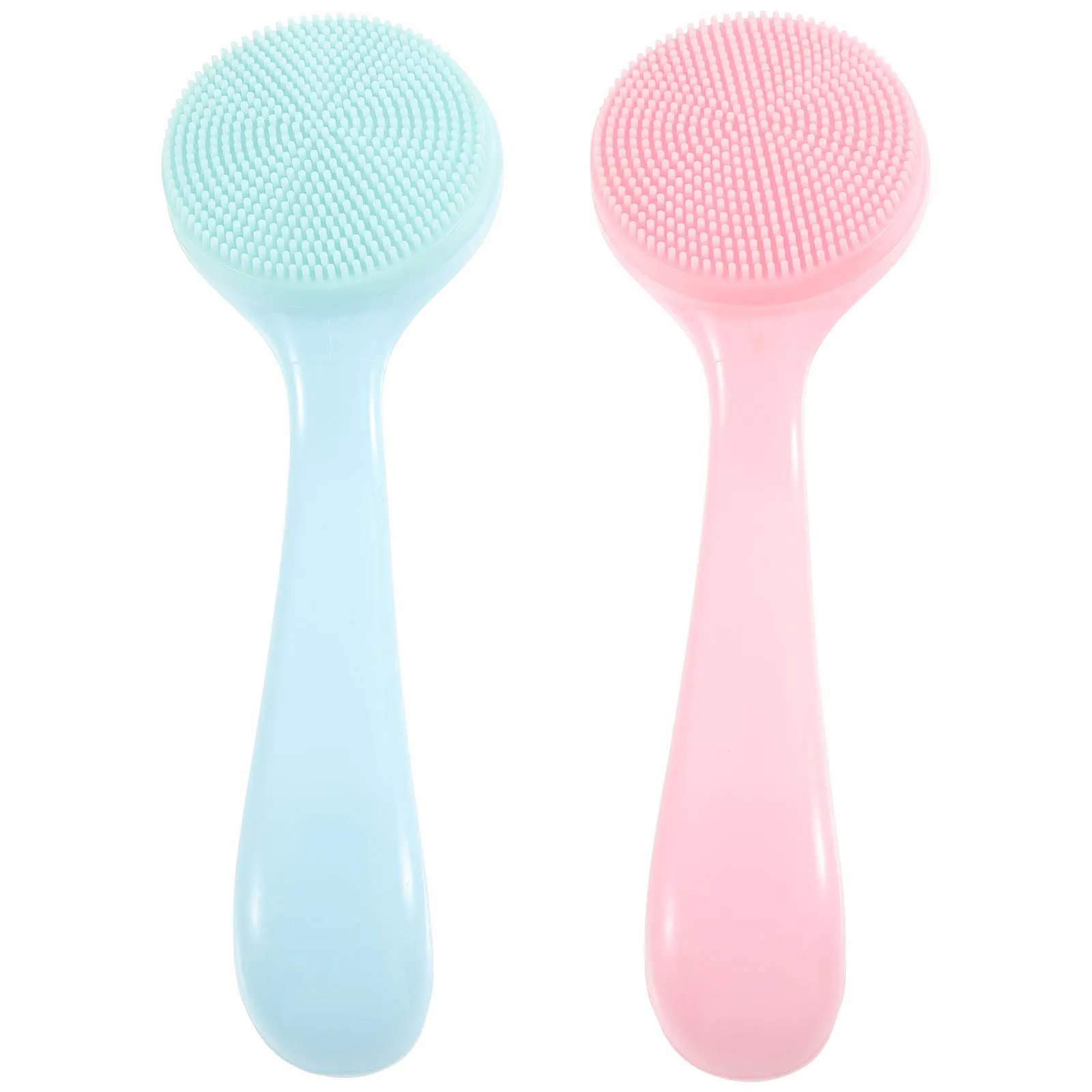 2 قطعة صديقة للبيئة سيليكون فرشاة تنظيف الوجه غير مزعجة أداة العناية بالبشرة غسل الوجه الفعال الغسيل للنساء الرجال