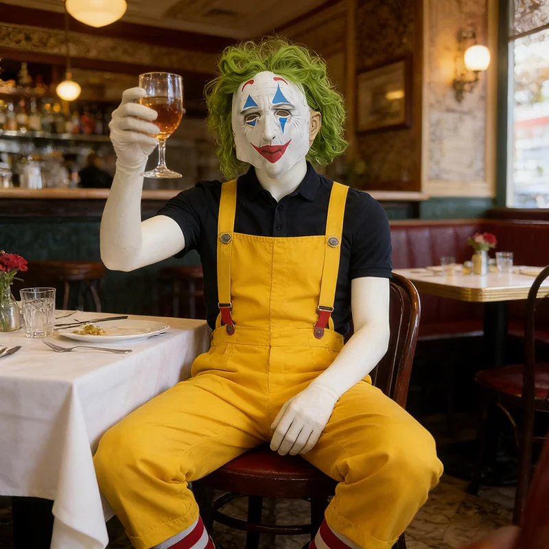 

Забавная зеленая маска клоуна, латексная маска клоуна с улыбкой зла для Хэллоуина, вечеринки в баре, косплея, универсальный размер, маскарадная опора для взрослых