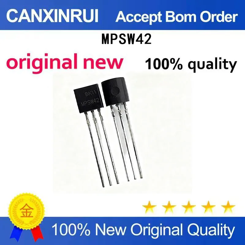 (5-100 Pieces) Brand new original MPSW42 W42 direct insertion TO92L fever audio transistor spot chip IC