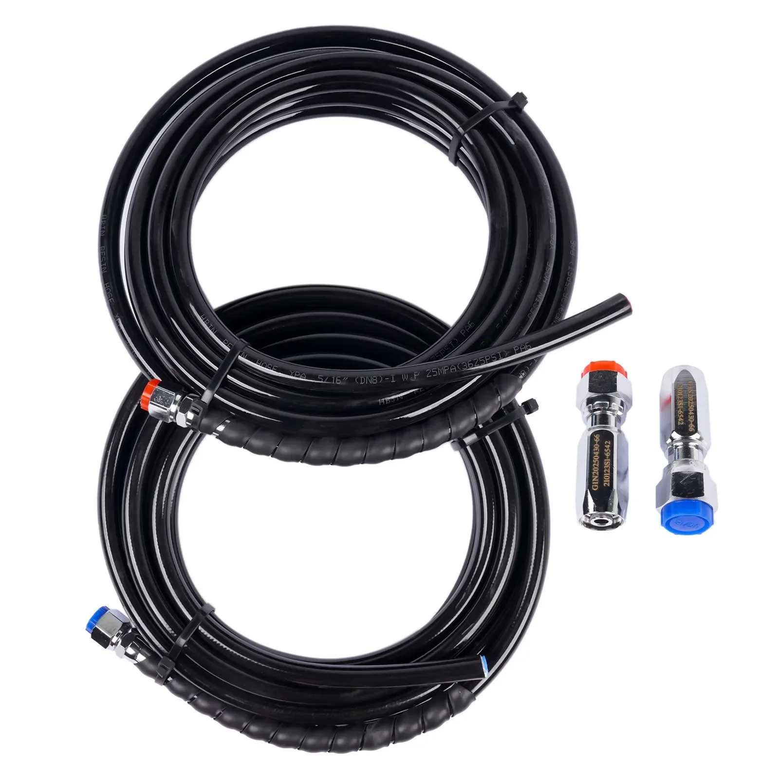 AP02 HO5120 for Outboard Steering Boat 300 hp 2x 20ft Outboard Hydraulic Steering Hoses Kit