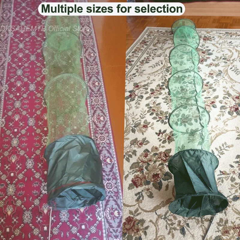 Red de pesca plegable telescópica de secado rápido con cesta de malla - imagen 2