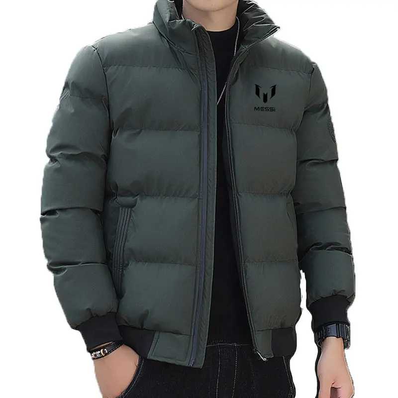 Casaco quente grosso à prova de vento masculino, parka de algodão duplo 11, moda empresarial, oferta especial, inverno, 2024