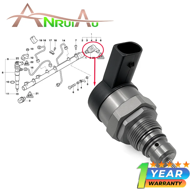 

NEW Fuel Rail Pressure Regulator Valve A6110780449 for MERCEDES BENZ E, C, R, A, CL, B 0281002494 2.0, 2.2, 3.0 CDI